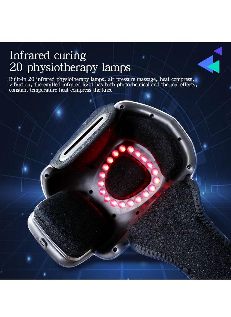 Generic Knee Massager with Heat for Pain Relief Electric Cordless Vibration Knee Massage Device with Kneading for Arthritis and Joint Circulation Warmer Rechargeable  - Image 5
