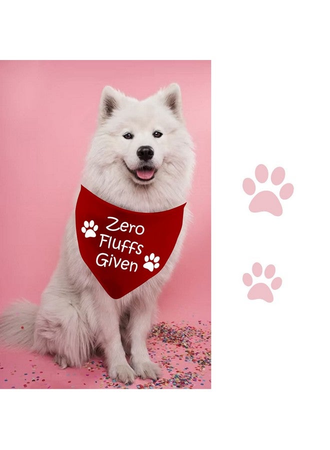 JXGZSO 1 Piece Zero Fluffs Given Dog Bandana Funny No Fluffs Given Dog Bandana (Zero Fluffs D) - Image 5