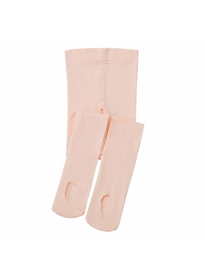 MANZI 3 Pairs Women's Girl's Dance Tights Convertible Transition Ballet Tights 40D Ballet Pink M(7-10y), Ballet Pink, 7-10 years - Image 2