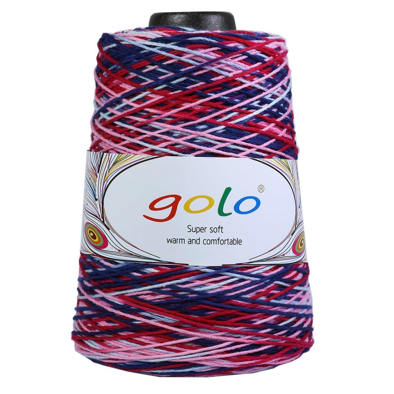 golo Cotton Cone Yarn for Crocheting Carpet 6/4 Warp Yarn 250g Cotton Yarn for Weaving - Image 1
