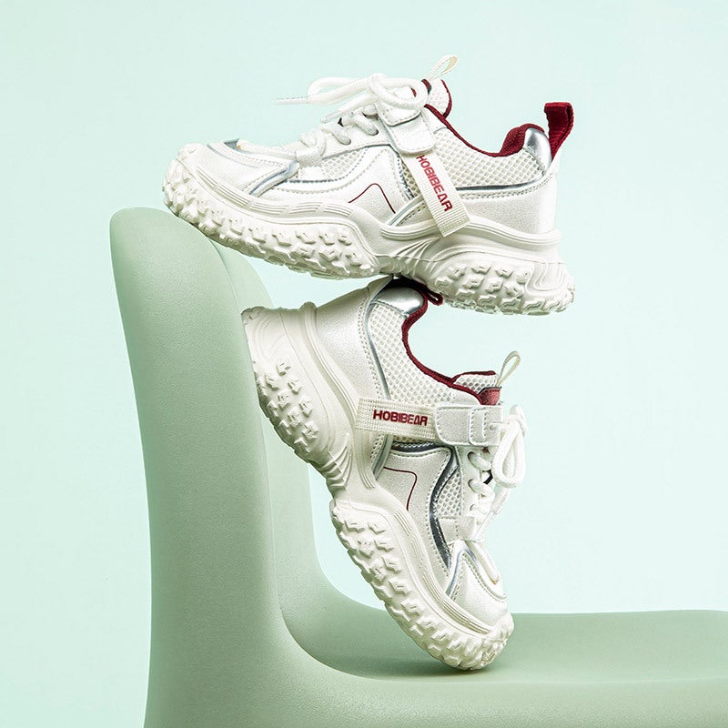 Hobibear Double Net Sneaker Breathable Campus Girls Torre Shoes Shock-Absorbing Casual Shoes A Generation Of Hair - Image 4