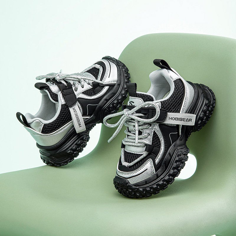 Hobibear Double Net Sneaker Breathable Campus Girls Torre Shoes Shock-Absorbing Casual Shoes A Generation Of Hair - Image 5
