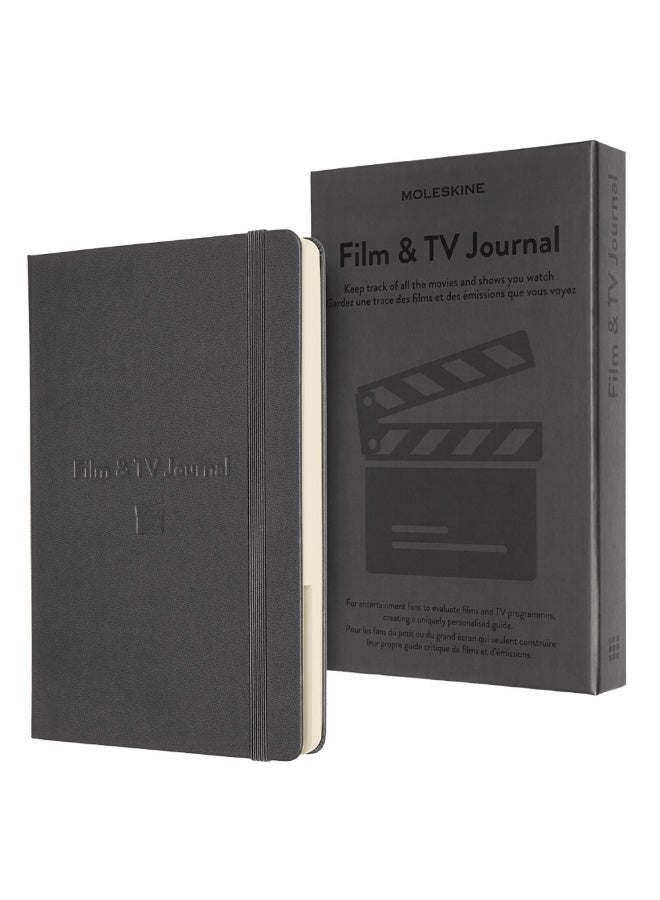 MOLESKINE Passion Journal Movies TV Edition Hard Cover 240 Pages - Image 1