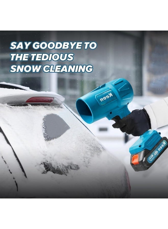Keen 48V Cordless Air Blower Gun High Power Handheld Electric Blower Variable Speed Wind Control Rechargeable Lithium Battery Multi-Purpose Cleaning Tool - Image 4