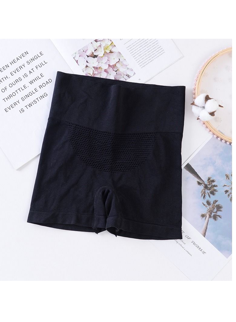 Loquat Women's Breathable Boxer Underwear With High Waist Black - Image 1