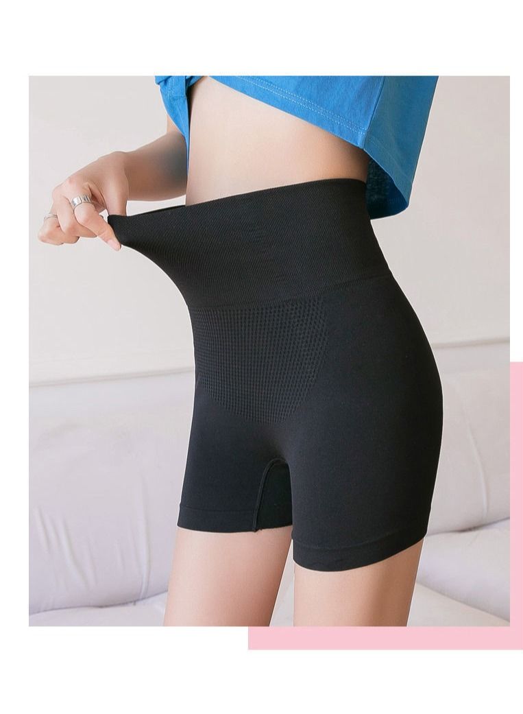Loquat Women's Breathable Boxer Underwear With High Waist Black - Image 2