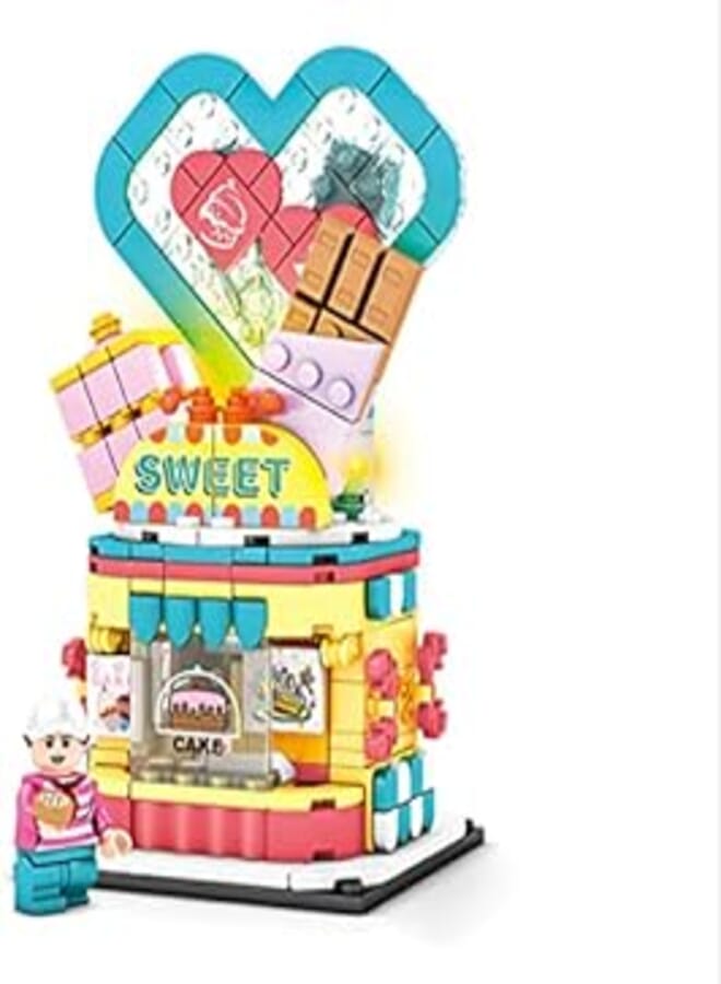 OR Candy Store Building and Building Blocks Game - 334 Pieces 