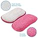comfso Kitchen Dish Sponge Scrubber Non Scratch Dishcloth No Odor Reusable Washable Multipurpose Scrub Pads Sponges Heavy Duty for Dawn Dish Soap Cleaning of Sink Pans - Image 4