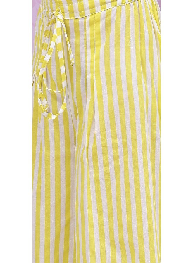 Biba بنت بيبا مطبوعة ضيقة للأطفال (KW4498_LBLUE_9) - Image 4