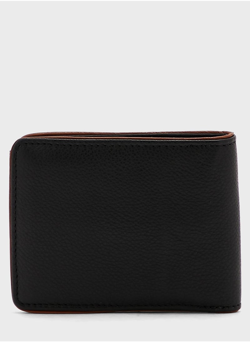 Robert Wood - Genuine Leather Bi Fold Wallet - Image 1