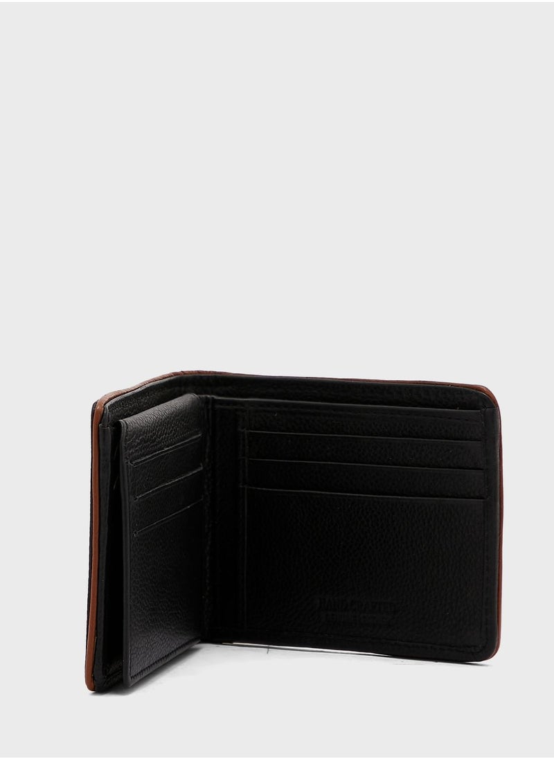 Robert Wood - Genuine Leather Bi Fold Wallet - Image 1