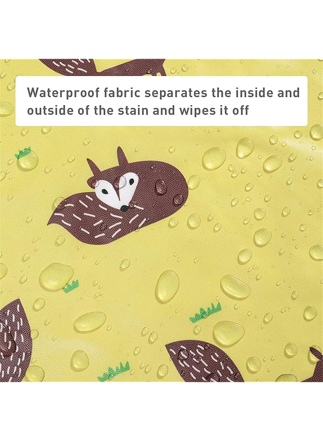 X spring Baby Weaning Bibs Coverall Baby Feeding Bibs Long Sleeves Bib With Waterproof Waterproof Anti Dirty Feeding Bib For Babies Eating High Chair Shirt Bib For Baby Weaning Supplies - Image 4