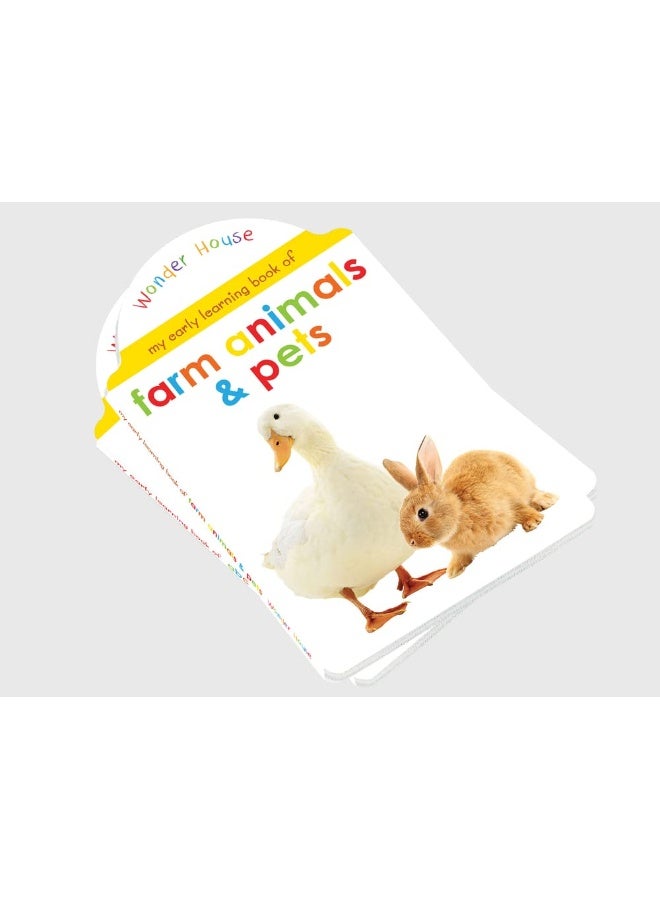 My Super Pack Of Board Books : Opposites, Wild Animals, Farm Animals and Pets, Birds, Transport, People At Work (6 Early Learning Board Books with an attractive shape) - Image 4