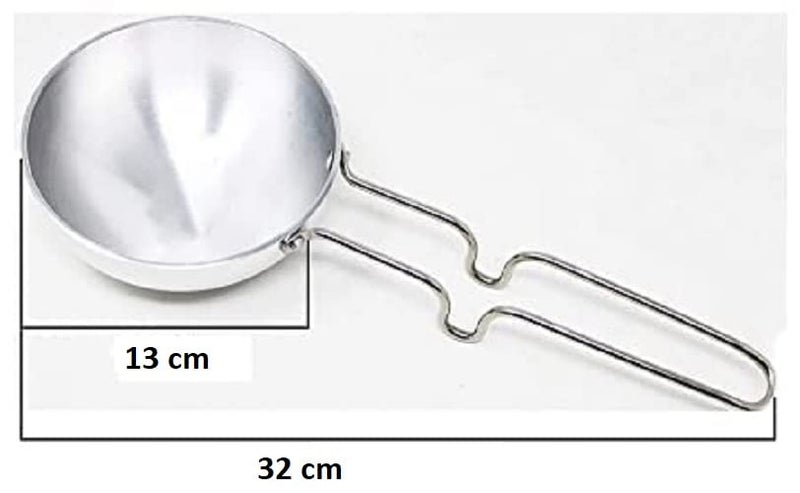 MARWALL Aluminum Tadka Pan Steel Handle (13 cm) - Image 3