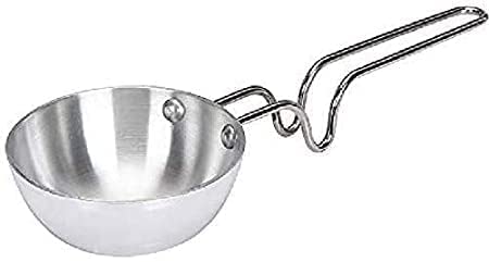 MARWALL Aluminum Tadka Pan Steel Handle (13 cm) - Image 1
