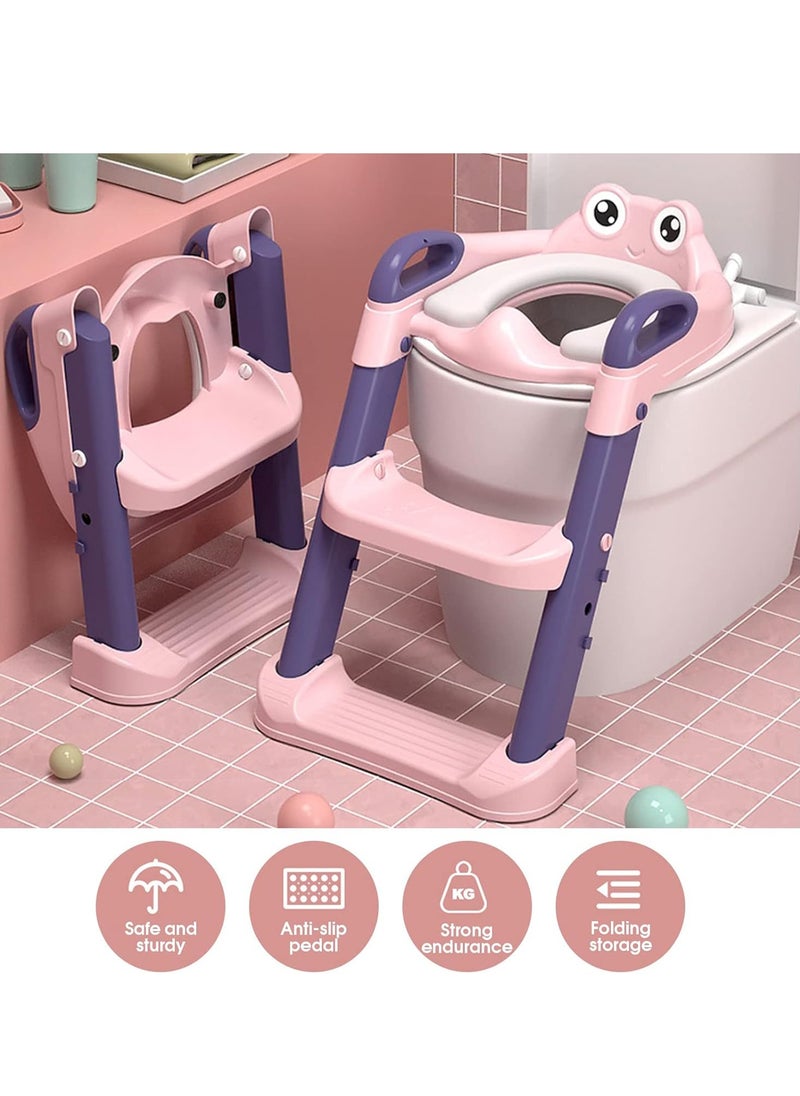 Arabest - Potty Training Seat for Baby, Baby Toilet Potty Seat with Adjustable Step Stool Ladder, Baby Potty for Boys and Girls - Image 1