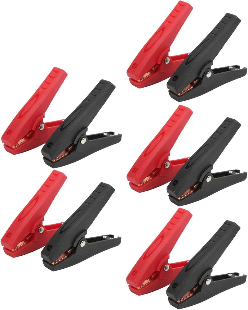 Insulated Clip Set 5 Pieces, 30A Current, 26mm Opening Size, ABS Material - Strong Clamping, Process, Ideal for Electrical Test and Experimental Wire - Image 1