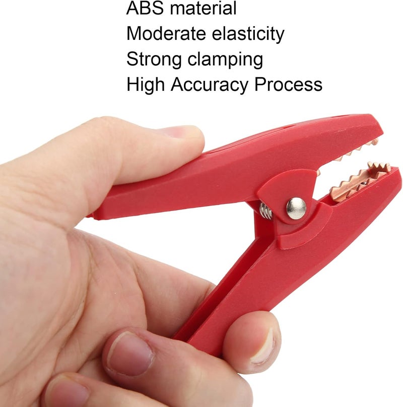 Insulated Clip Set 5 Pieces, 30A Current, 26mm Opening Size, ABS Material - Strong Clamping, Process, Ideal for Electrical Test and Experimental Wire - Image 4