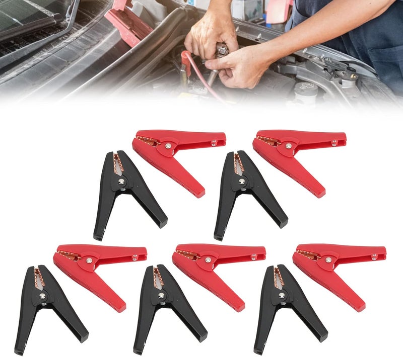 Insulated Clip Set 5 Pieces, 30A Current, 26mm Opening Size, ABS Material - Strong Clamping, Process, Ideal for Electrical Test and Experimental Wire - Image 2