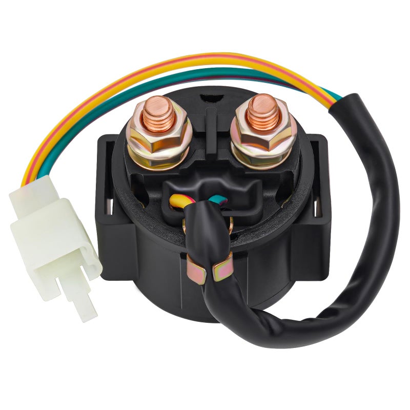 AHL Starter Solenoid Relay for 4Stroke GY6 Engine 50cc 70cc 90cc 100cc 150cc 200cc 250cc ATV Dirt Bikes Scooters Go Kart Dne Buggys Quad 4 Wheelers Pit Bike Moped Roketa SSR Taotao Sunl Coolster