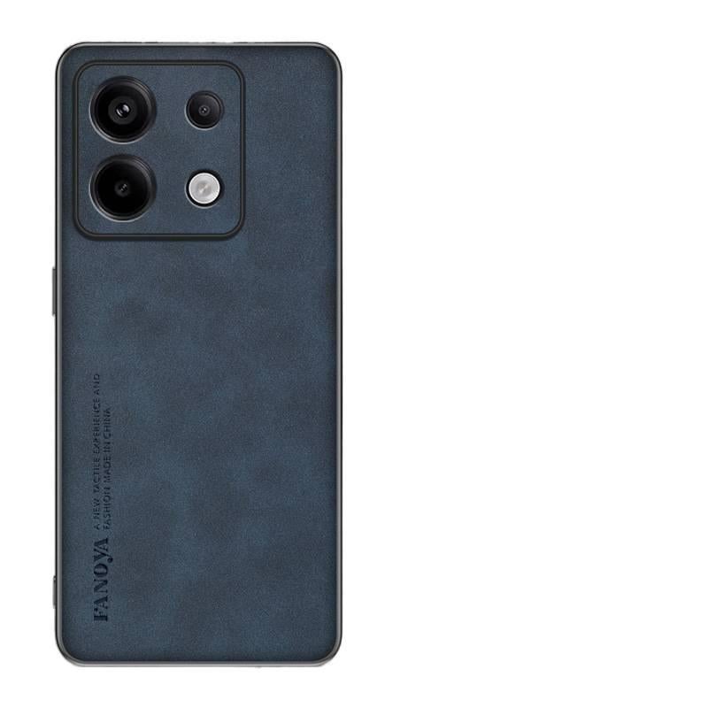 غطاء واقي، أزرق داكن، حماية من السقوط, تشطيب غير لامع، مقاوم للصدمات لـ Redmi Note 14 باللون الأزرق باللون الأحمر - Image 1