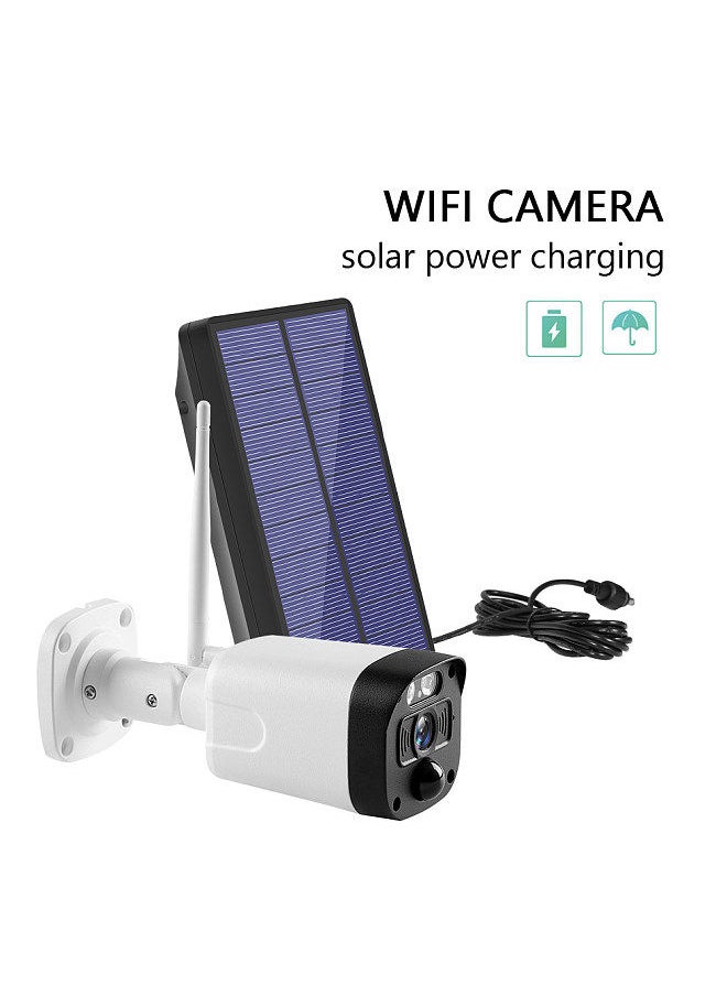 KKmoon Solar Powered Wireless Security Camera, 1080P WiFi Camera 2-Way Audio Night Vision Motion Detection Outdoor Waterproof Surveillance Camera with 2pcs Battery  - Image 5