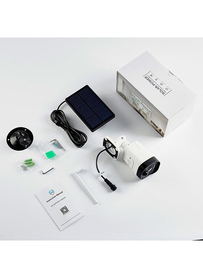 KKmoon Solar Powered Wireless Security Camera, 1080P WiFi Camera 2-Way Audio Night Vision Motion Detection Outdoor Waterproof Surveillance Camera with 2pcs Battery  - Image 4