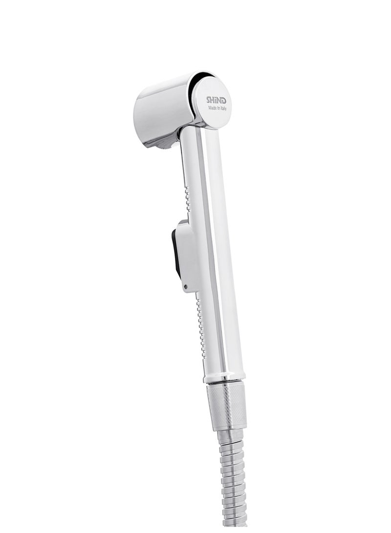 SHIND Handheld Shattaf Set – High-Flow Bidet Sprayer, Leak-Proof System, ABS Chrome Body with Brass Fittings, Made in Italy - Image 4