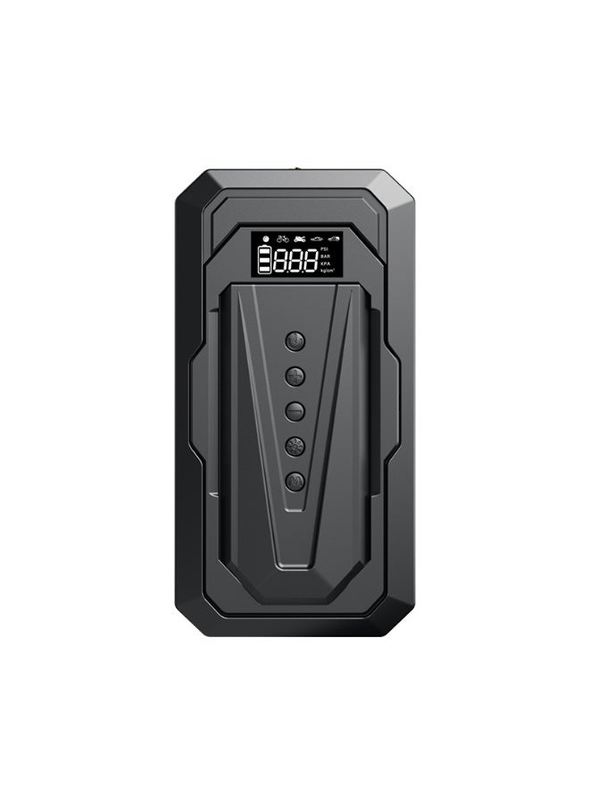TUOTUO Portable Cordless Car Battery Emergency Starter, Tire Air Pump, Air Compressor To Easily Inflate Tires, LED Display, With Flashlight, Mobile Power Supply, Large Capacity Storage - Image 5