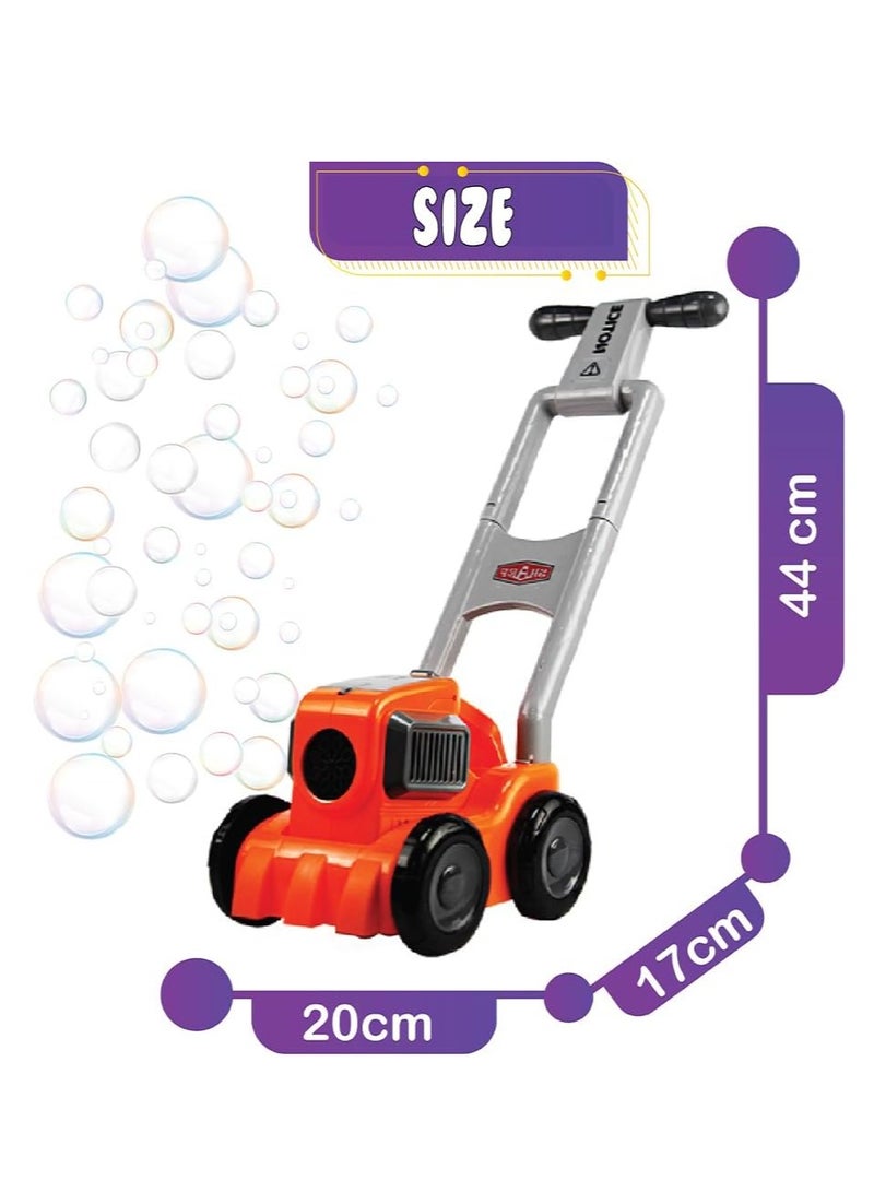 UKR Bubble Mower Machine for Kids 3+ – Automatic Bubble Blowing Hand Push Toy with Bubble Solution – Ideal for Outdoor & Indoor Fun - Image 4