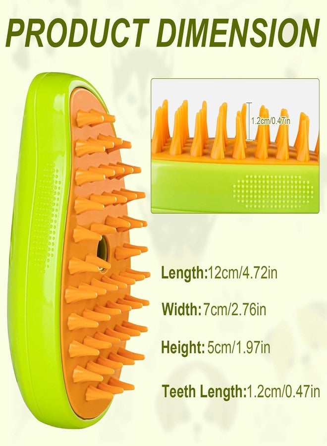 WEZOSHINET Cat Steam Brush, Dog Steam Brush, Steam Brush for Cats and Dogs, 3 In 1 Steamy Pet Brush, Steaming Pet Hair Brush, Cat and Dog Comb with Steam, Pet Grooming Brush for Cats - Image 4