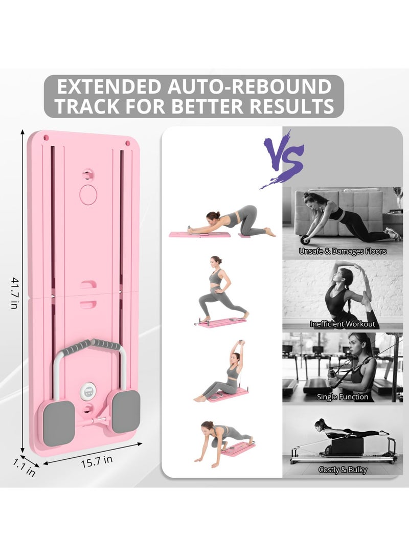 Generic Pilates Board - Pilates Reformer Set, Multi-Purpose Foldable Pilates Reformer Board for Home, 5 in 1 Pilates Sliding Board - Image 5