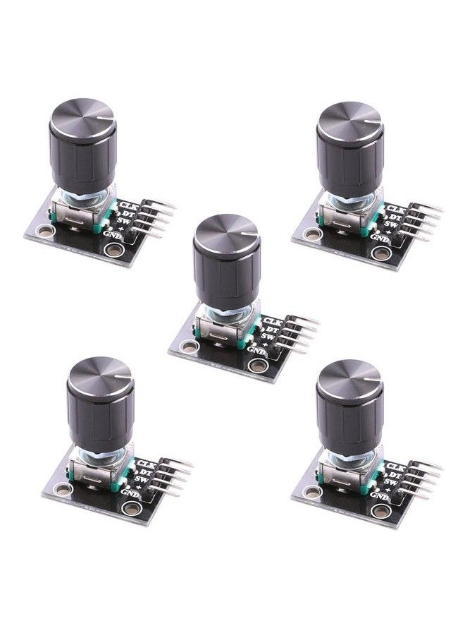 null - 5Pcs Ky040 Rotary Encoder Module With 15×16.5 Mm With Knob Cap For Arduino (Pack Of 5) Hkt1062 - Image 1