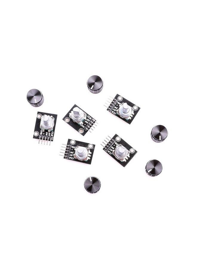 null - 5Pcs Ky040 Rotary Encoder Module With 15×16.5 Mm With Knob Cap For Arduino (Pack Of 5) Hkt1062 - Image 1