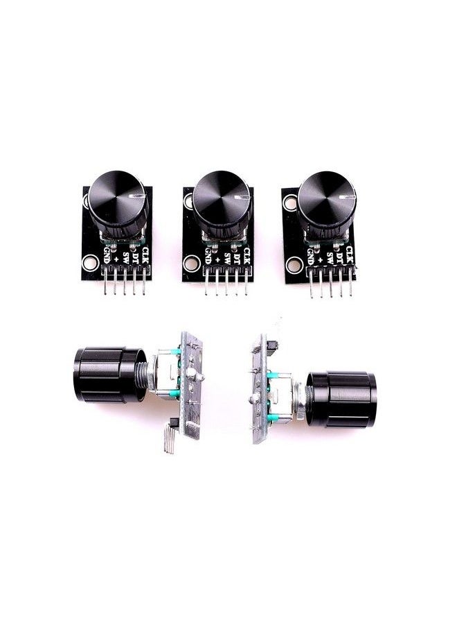 null - 5Pcs Ky040 Rotary Encoder Module With 15×16.5 Mm With Knob Cap For Arduino (Pack Of 5) Hkt1062 - Image 1