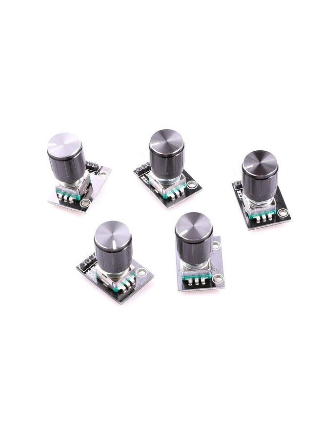 null - 5Pcs Ky040 Rotary Encoder Module With 15×16.5 Mm With Knob Cap For Arduino (Pack Of 5) Hkt1062 - Image 1