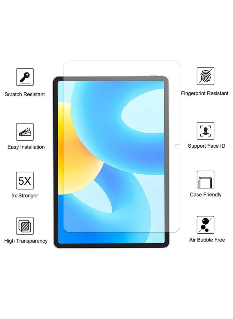 مجموعة من قطعتين من واقي الشاشة الزجاجي المقوى لجهاز هواوي ميت باد 11.5 شفاف - Image 2