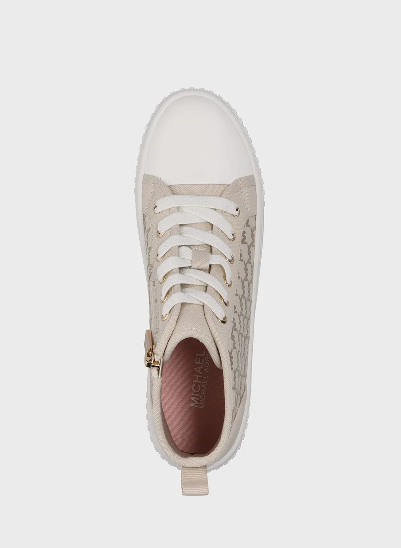 Michael Kors Youth Skate Split 3 High Top Lace Up Sneakers