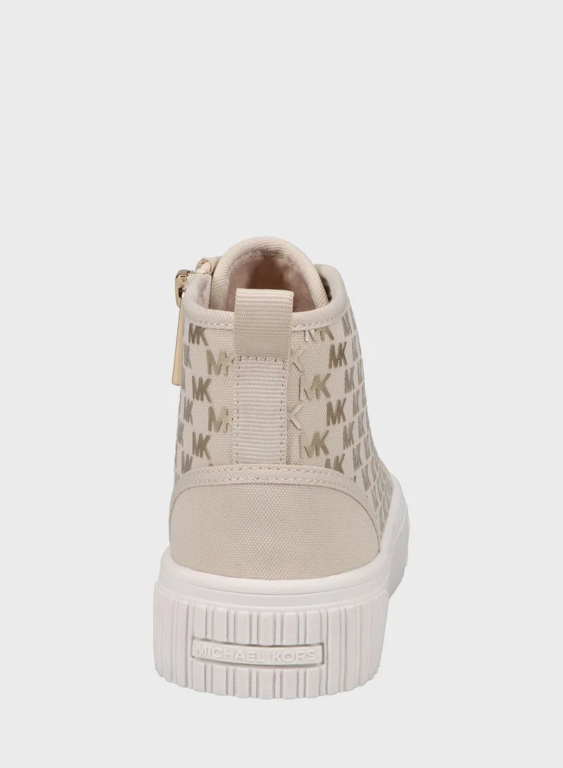 Michael Kors Youth Skate Split 3 High Top Lace Up Sneakers