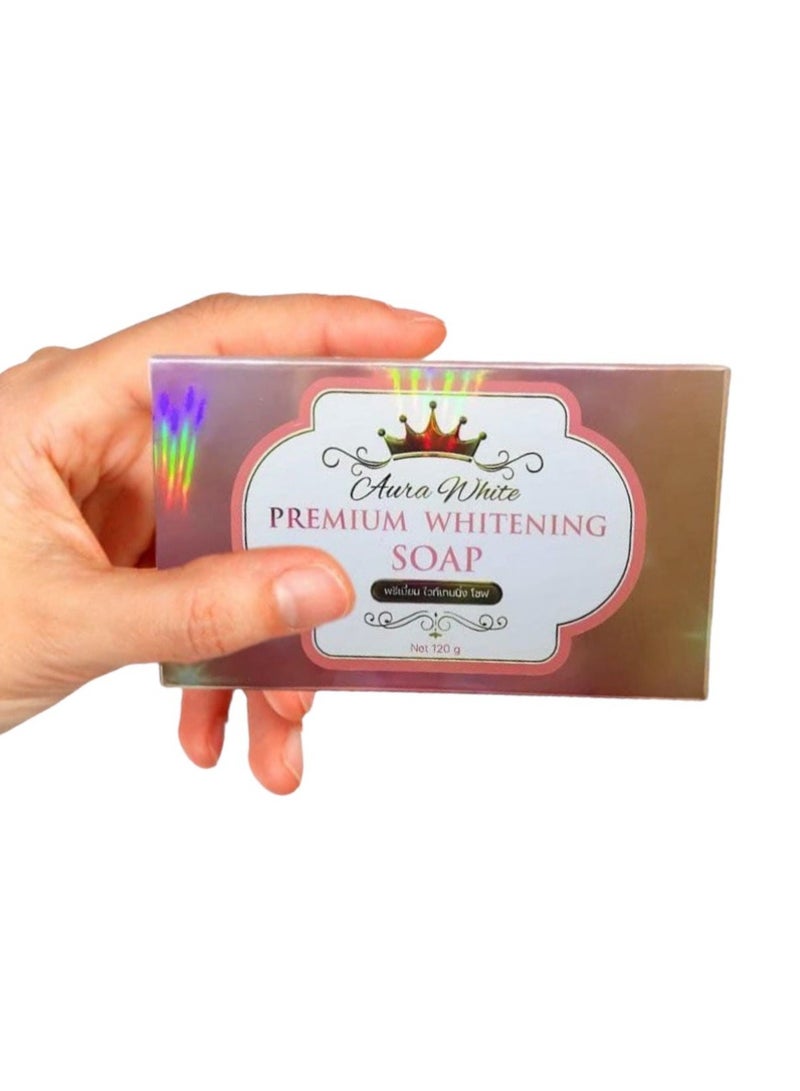 Aura white premiun whitening soap 120g