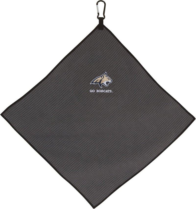 Team Effort Collegiate 15" x 15" Grey Microfiber Towel - Image 1
