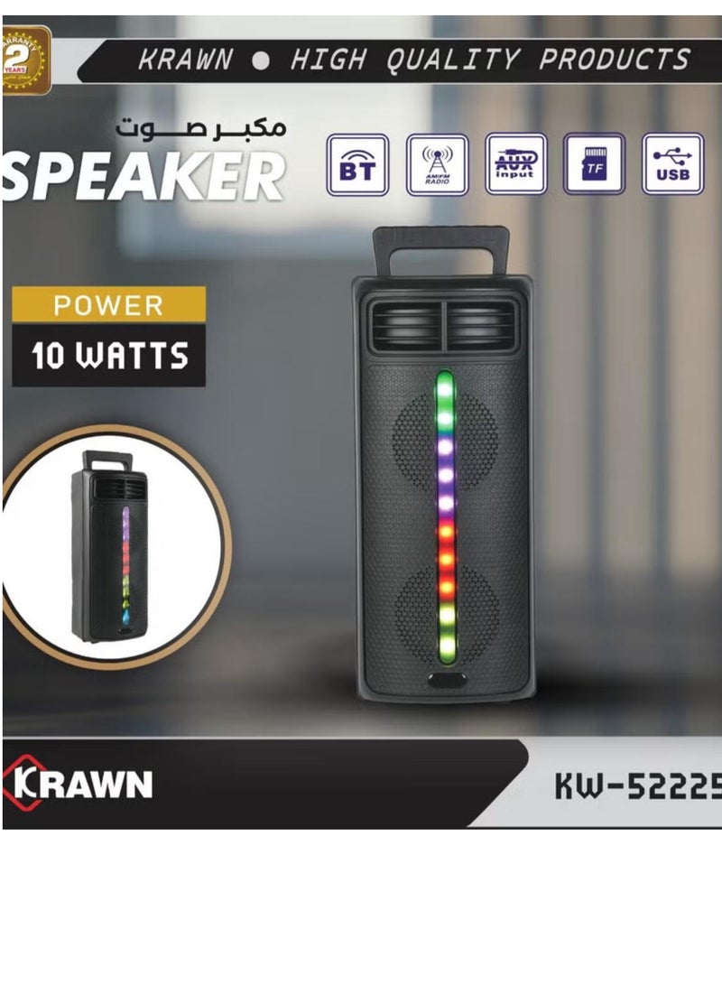 Denx Portable Bluetooth Party Speaker With Music Light