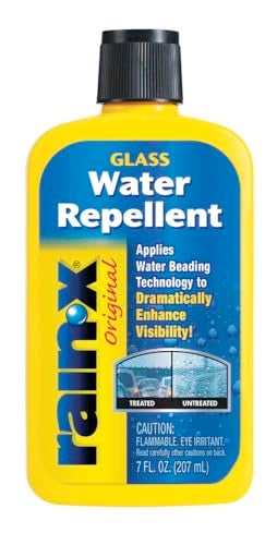 RainX 800002243 Glass Treatment 7 oz Exterior Glass Treatment To Dramatically Improve Wet Weather Driving Visibility During All Weather Conditions