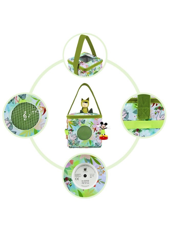 Annmore Carrying Case For Tonie Figures And Toniebox Organizer For Toniebox Starter Set Easy To Transport And Storage Flamingo - Image 5