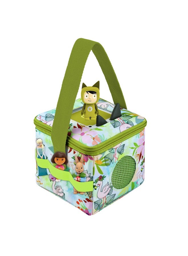 Annmore Carrying Case For Tonie Figures And Toniebox Organizer For Toniebox Starter Set Easy To Transport And Storage Flamingo - Image 2