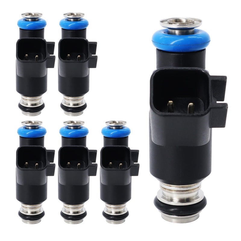 HiSport Fuel Injectors 12592648 Replacement For Chevy Malibu Impala 20062010 Uplander 20062009Compatible with Buick Terraza 20062007Pontiac Montana G6 20062009 35L 39L 6PCS - Image 2