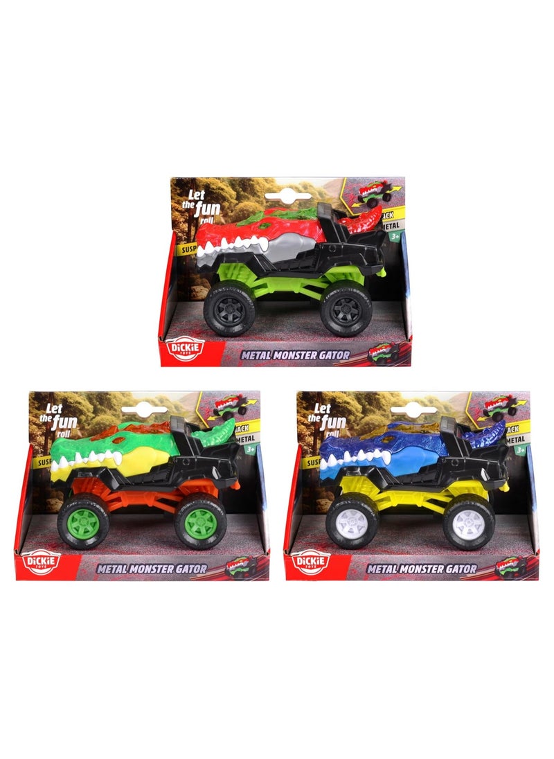 Metal Monster Gator (3 Assorted Designs, Random Selection)