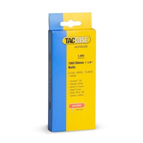 Tacwise 0362 Galvanised Brad Nails Type 18G / 30 mm, Pack of 1000 - Image 1