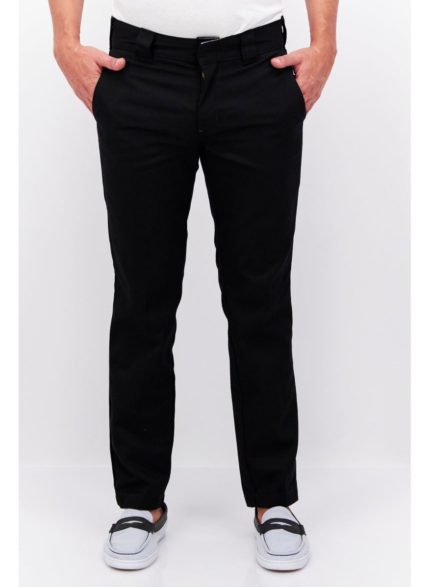 Men Slim Fit Wide Leg Solid Pants, Black - pzsku/Z4C0AB6629FA0F8184D38Z/45/_/1737642689/9bd1afc6-6f1d-4bc6-80f9-e814dcbab551