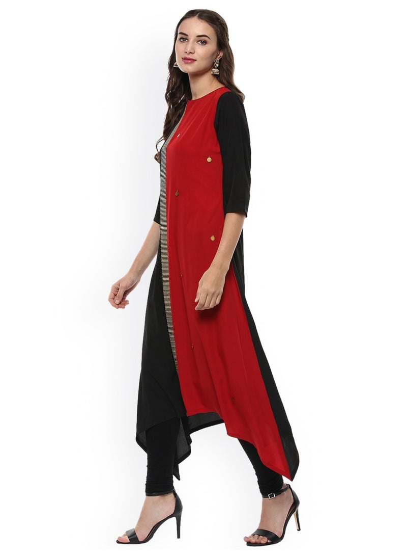 ملكة جمال نور الهندية النسائية العرقية الجورجية كورتا  - Image 3